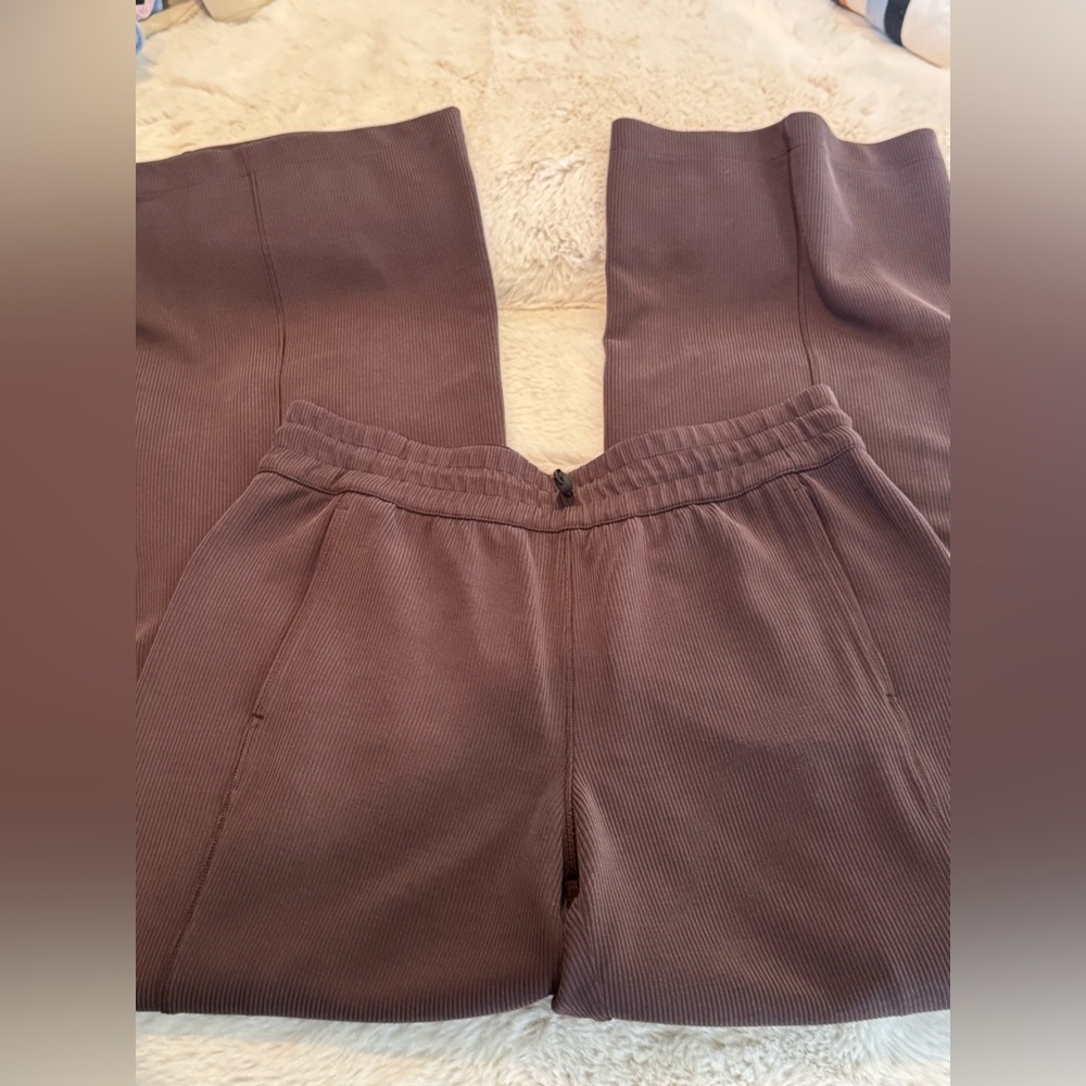 lululemon athletica Wide-Leg Pants in Deep Brown - Picture 6 of 8